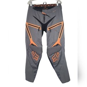 Legion Gray Orange Racing Dirt Bike Pants 32